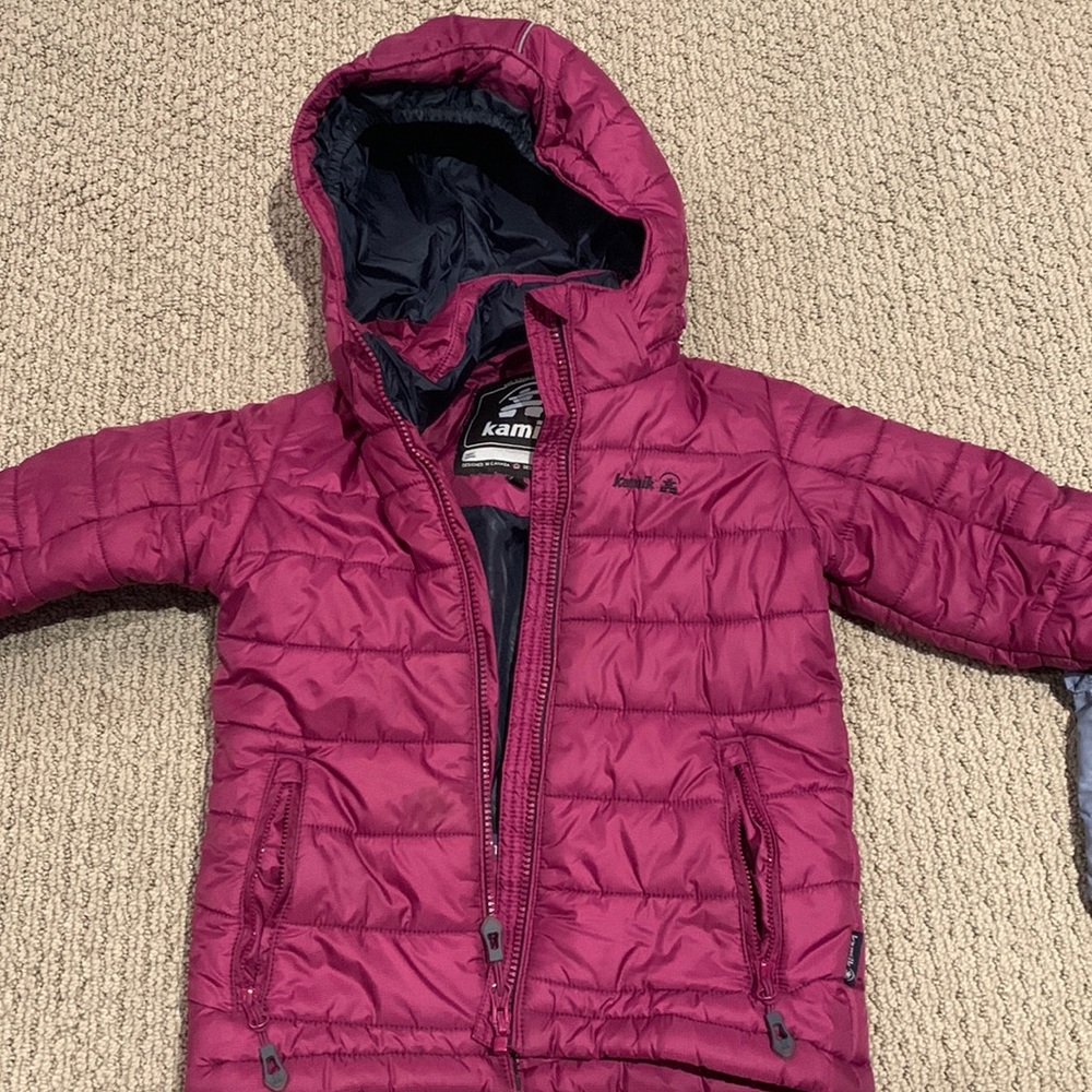 Girls size 4 Kamik winter jacket.